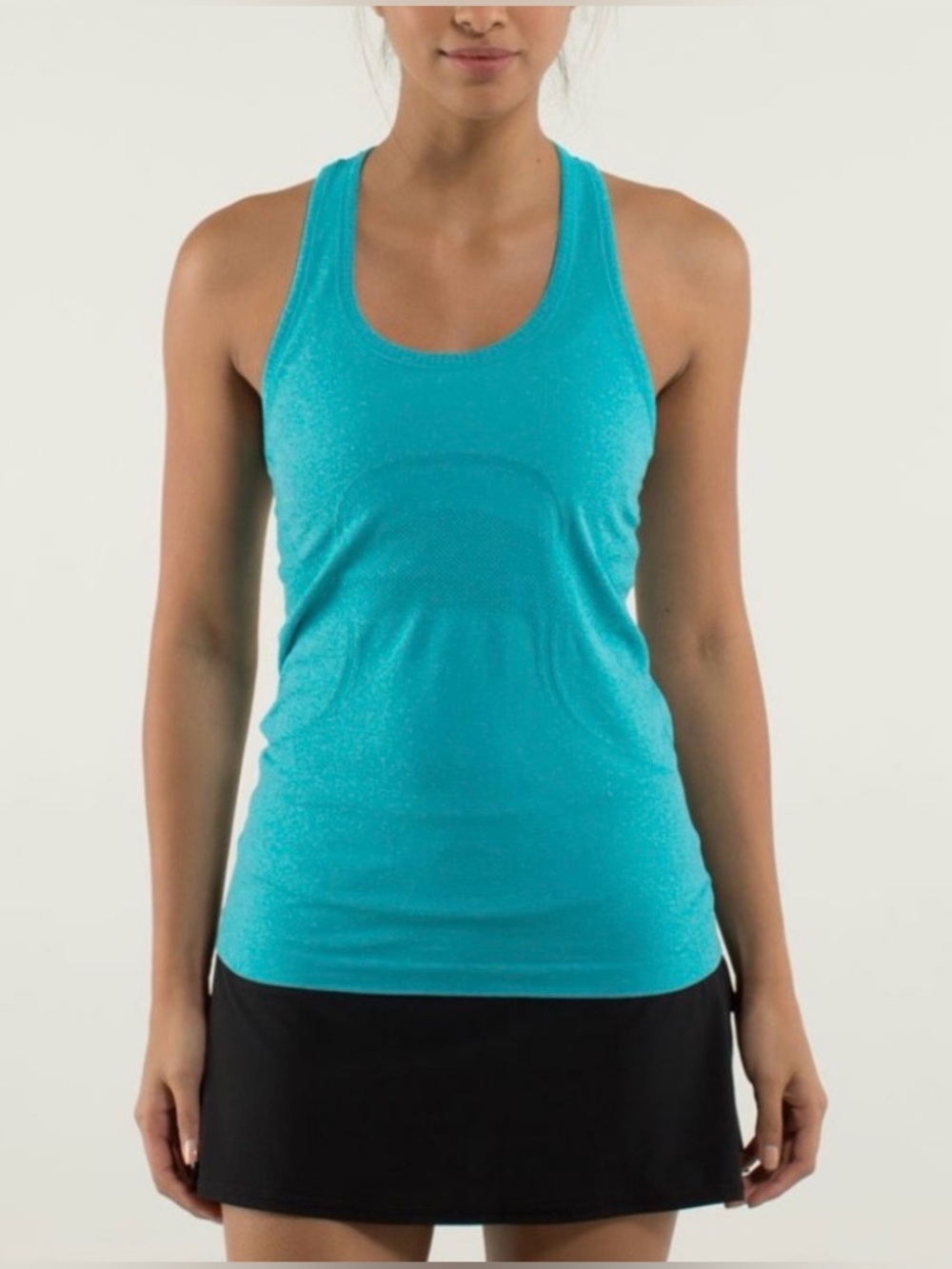 Lululemon Swiftly Tech Racerback - Heathered Surge - size 6